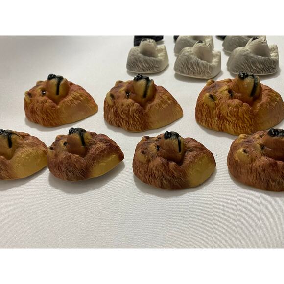 Brown Chow Chow, Sheep Dog, Cocker Spaniel, Dachsund: 18 Resin Magnet LOT - Picture 11 of 12